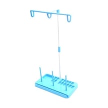 Ev Tipi Dikiş Makinesi Çardağı İplik Çardağı Plastik Çardak Seti Mavi Makara Standı Ts-500