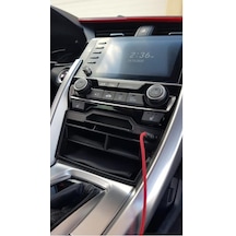 Honda Civic FC5 İçin Uyumlu-FK7 Usb Portlu Multimedya Altı Konsol Bölmesi