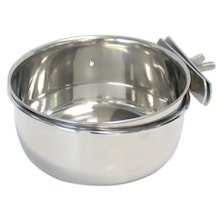 Vidalı Yemlik-suluk Çelik Papağan İçin 13cm 20 Oz 1adet