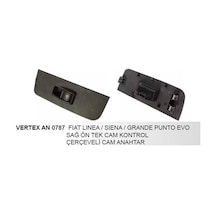 Cam Anahtarı Tekli Sağ Siena Linea Grande Punto Çerçeveli 735379275 Dodo An0787