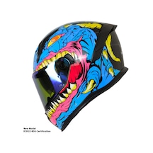 Mts M-910 Full Face Güneş Vizörlü Kraken Kapalı Kask