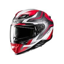 Hjc F71 Fes MC1SF Kapalı Motosiklet Kaskı Beyaz Gri Kırmızı