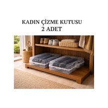 2 Adet Çizme Kutusu Çok Renkli