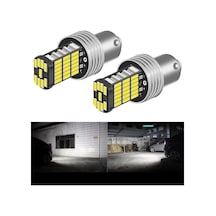 Ba15s 1156 P21w 45 Led Geri Vites,sinyal,stop Ampulü 1 Takım