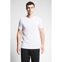 Lescon Beyaz Erkek Kıla Kollu T-Shirt 23S-1298-23N