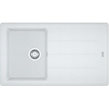 Franke Basis Bfg 611-86 Granit Eviye. Bianco. Tek Hazneli. Damlalıklı. 86 x 50 CM