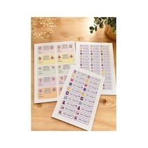 Kişiye Özel Okul Etiketi Sticker Diğer