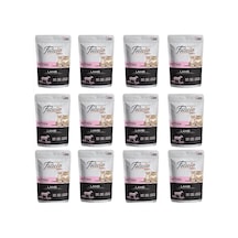 Pouch Yaş Kedi Maması, Tahılsız, Kuzu Etli, Yavru Kedi 12 X 85 Gr