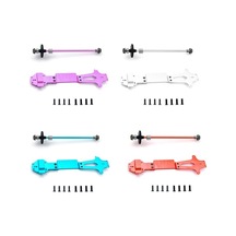 Besthome1 Wltoys 1/14 144001 İçin Alüminyum Orta Şaft Ve 2. Kat Plaka Yükseltme Kırmızı Ekipman Seti