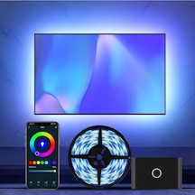 Telefon Kontrollü Tv Arkası Rgb Şerit Led 2 Metre
