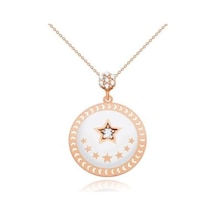 Gülaylar - Altın 14 Ayar Geometrik Kolye N11.30950