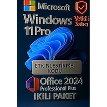 Mıcrosoft Windows 11 Pro + Office 2024 Pro Plus Dijital Lisans Anahtarı