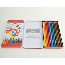 Koh-i Noor Set Of Artist S Coloured Pencils 3812 12 Kırmızı