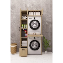 Mdf Çamarış Makinesi Ve Kurutma Makinesi Dolabı Çekmeceli Ahşap Lefkas Meşe