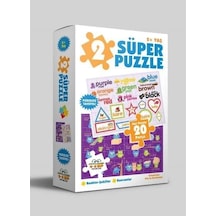 0-6 Yaş Yayınları 2 Süper Puzzle 2+Yaş Renkler-Şekiller Kavramlar