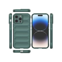 Newface Apple İphone 16 Pro Max Kılıf Optimum Silikon - Koyu Yeşil
