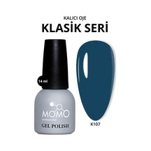 Momo Professional Kalıcı Oje K107 Koyu Petrol Mavisi 14 Ml