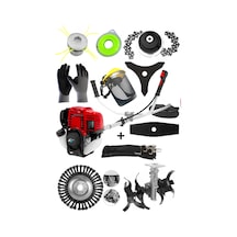 Ablacks C-52 4 Zamanlı Profesyonel Yan Tırpan + Akrep Çapa Aparatı + Sekizli Bahçivan Seti