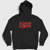 Presmono Unisex Red Black Ac/dc Kapüşonlu Sweatshirt Siyah Presmono Unisex Red Black Ac/dc Kapüşonlu Sweatshirt Siyah