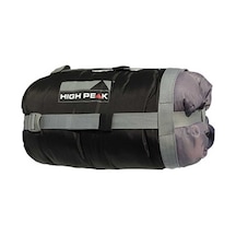 571 Collections High Peak Kompresyon Paket Torbası M, Siyah/gri, 37 X 18 Cm Açık Altın