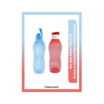 Eco Şişe Suluk 750 Ml 2li Mavi Kırmızı