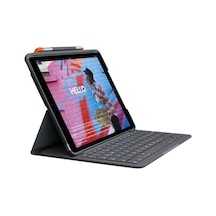 Logitech Slim Folio Apple Uyumlu iPad  7. 8. Ve 9. Klavyeli Kılıf- İng