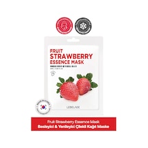 Lebelage Çilekli Kağıt Maske Lebelage Fruit Strawberry Essence Mask