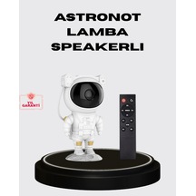 Hoparlörler 8 Efektli Astronot Galaxy Projektör Uzaktan Kumandalı Led Gece Lambası