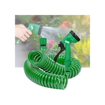 15 Metre Su Hortumu - Spiral - Fonksiyonel - Hafif Yeşil Yeşil
