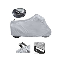Kanuni Cheetah 125 Motosiklet Brandası Arka Çanta Uyumlu -gri