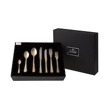 Jumbo Antique 12 Kişilik 84 Parça Antika Gold Çatal Kaşık Bıçak Takımı