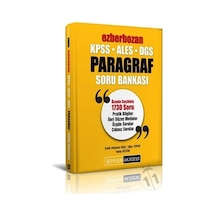 Pegem Kpss / Ales / Dgs Paragraf Soru Bankası