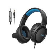 Youtek Bınnune Bg02 Kulaküstü Oyun Kulaklığı, Gürültü Engelleme Mikrofonlu, 50mm Surround Ses, Pc/dizüstü Uyumlu, Siyah-mavi