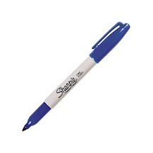 Sharpie Permanent Markör Fine Yuvarlak Uç Mavi S0810950 Çok Renkli