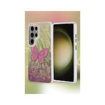 Samsung Galaxy  Uyumlu  S25 Ultra Kılıf Blade Aynalı Desenli Kapak - Desen 4