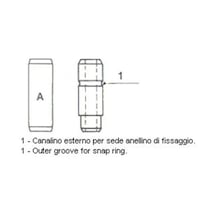 Albaga-metelli 010110 Supap Gaydı Mercedes Om615 Om616 Egzoz 81 2604 A6160530330 Diğer