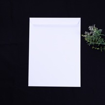 Bimotif Beyaz Zarf 17 x 25 CM 25 Adet