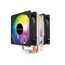 Strong M2-Dual 2x9cm Rainbow 2 Bakır Borulu 115W Tdp Intel/amd Kule Tipi Işlemci Cpu Fan