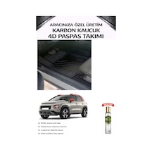 Citroen C3 Aircross 2019 Model Aracınıza Özel Karbon Kauçuk Paspas Takımı