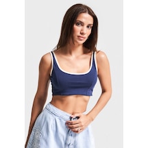 Kadın Lacivert Renk S5-56 Süper Esnek Kumaş Crop Fit Askılı Sporcu Büstiyer Kadın Lacivert Renk S5-56 Süper Esnek Kumaş Crop Fit Askılı Sporcu Büstiyer