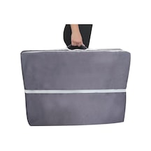 Viphomeconcept Katlanır Yatak Yer Yatağı Sünger Yatak Tek Kişilik 80X180 Gri
