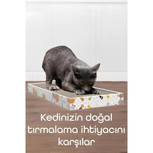 Tırmata Karton Oluklu Kedi Tırmalama Tahtası