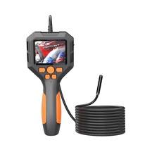 Hallow 1080p Dijital Borescope Ip68 Endüstriyel Endoskop Kamera Siyah & Turuncu