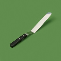 Cheff Star Uzun Spatula - Gri / Siyah Çok Renkli