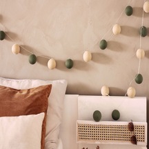 Forest Green Işıklı Top Dekoratif Aydınlatma Çok Renkli