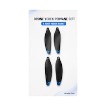 Drone Pervanesi 4 Adet Yedek Kanat Seti 6.5cm X 1.5cm - 904092133