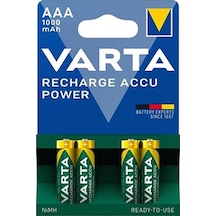 Varta 5703 1000 mAh AAA Şarj Edilebilir İnce Kalem Pil 4'lü