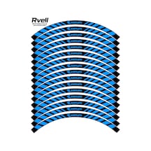 Rvell Kanuni Uyumlu Jant Şeridi Mavi 001 1.Resim