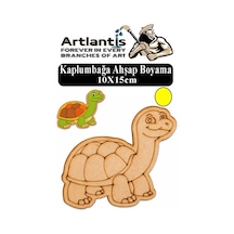 Ahşap Boyama Deniz Canlıları 1 Adet 10x15cm Boyama Figürü Etkinlik Çoçuk Gelişim Motor Beceri Kreş Anasınıfı Sarı