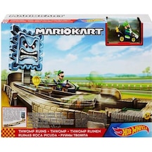 + 5 Yaş Mario Kart Thwomp Harabeleri Yarış Seti Gfy46 Hot Wheels